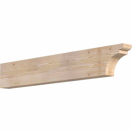 Ekena Millwork Yorktown Smooth Rafter Tail, Douglas Fir, 3 1/2"W x 8"H x 48"L RFT04X08X48YOR00SDF